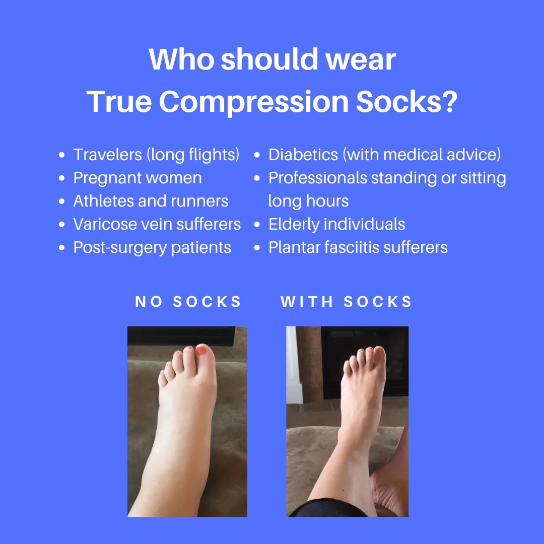 True Flow Compression Knee High Socks